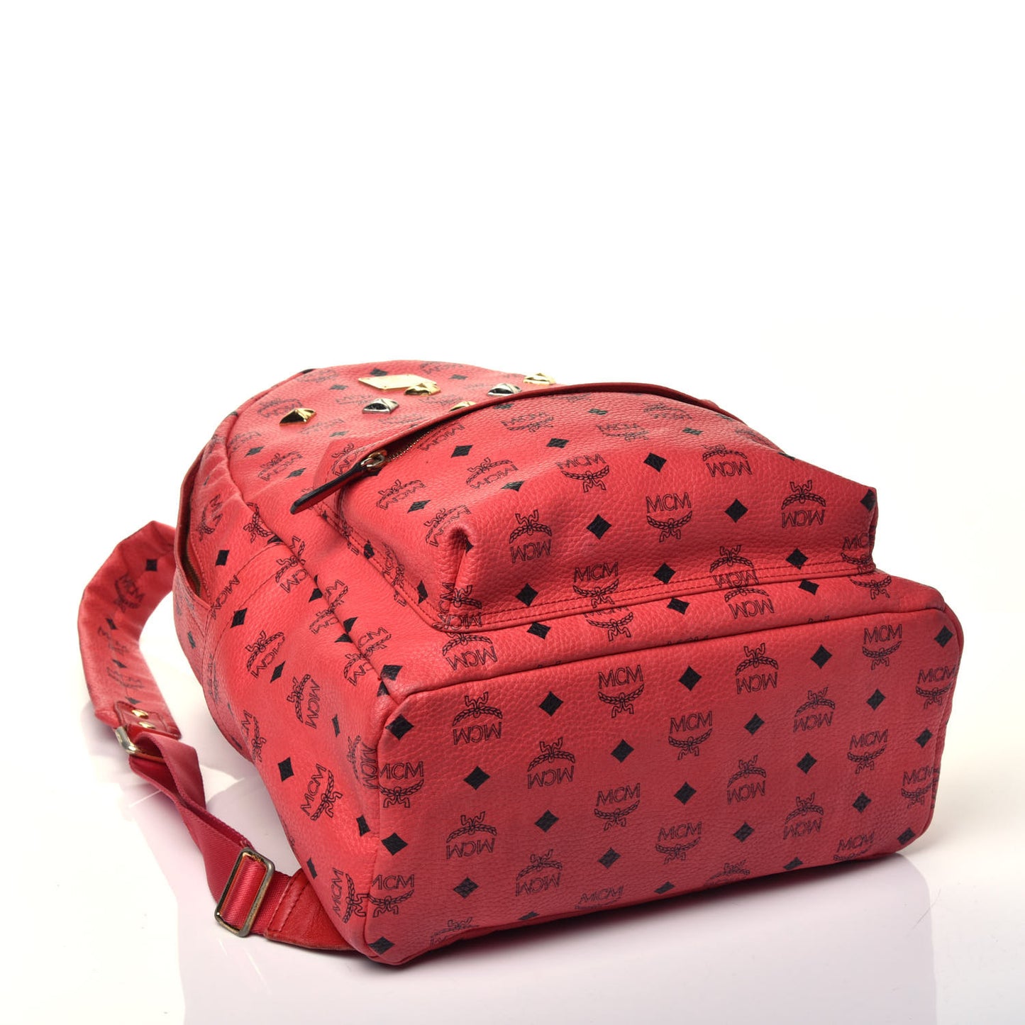 Visetos Medium Sprinkle Stud Stark Backpack Corail