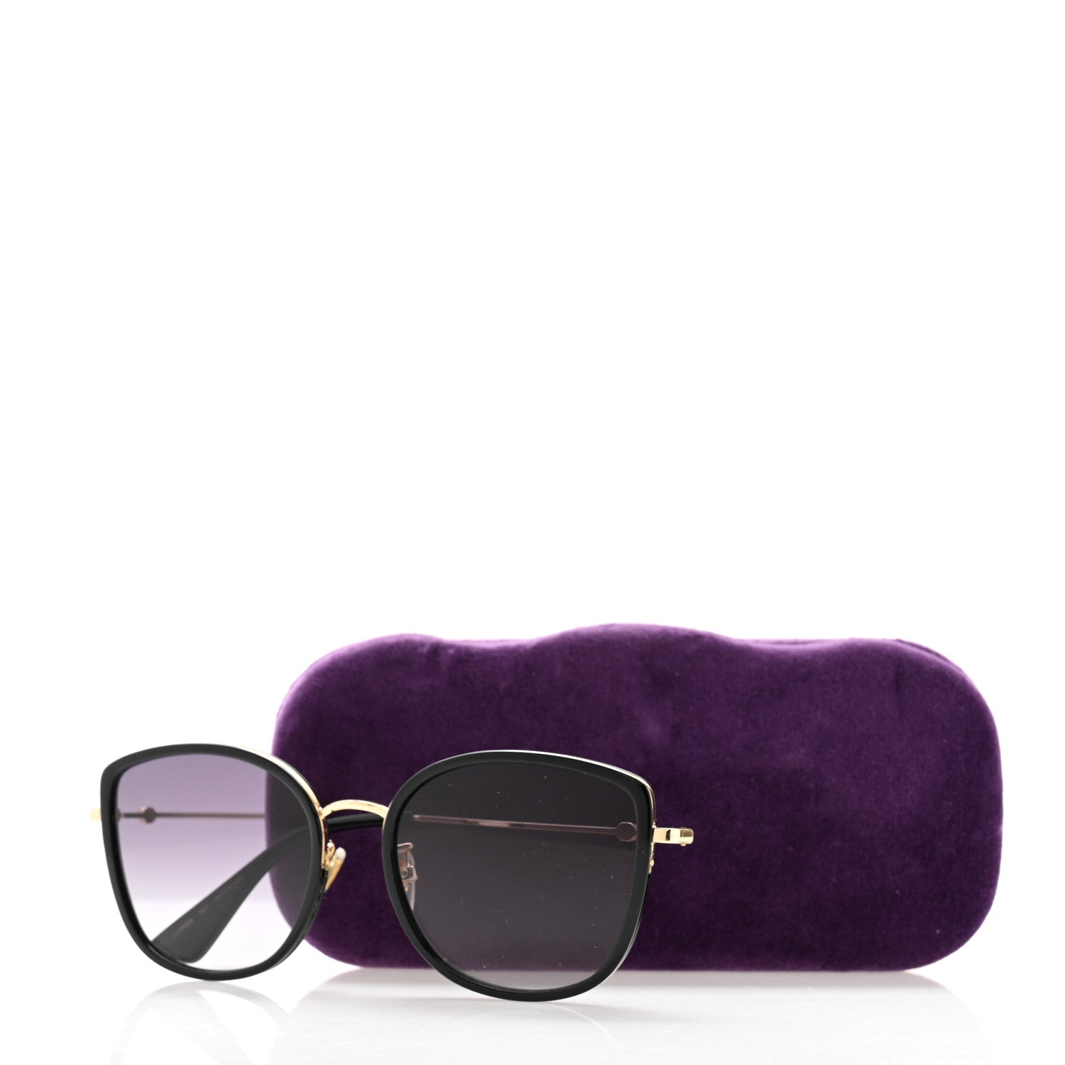 Gucci Cat Eye Sunglasses GG0606SK Black 8 of 8
