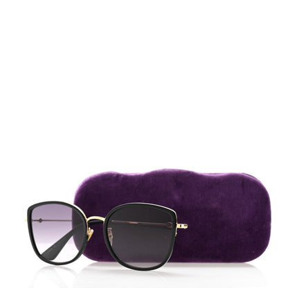 Gucci Cat Eye Sunglasses GG0606SK Black 8 of 8