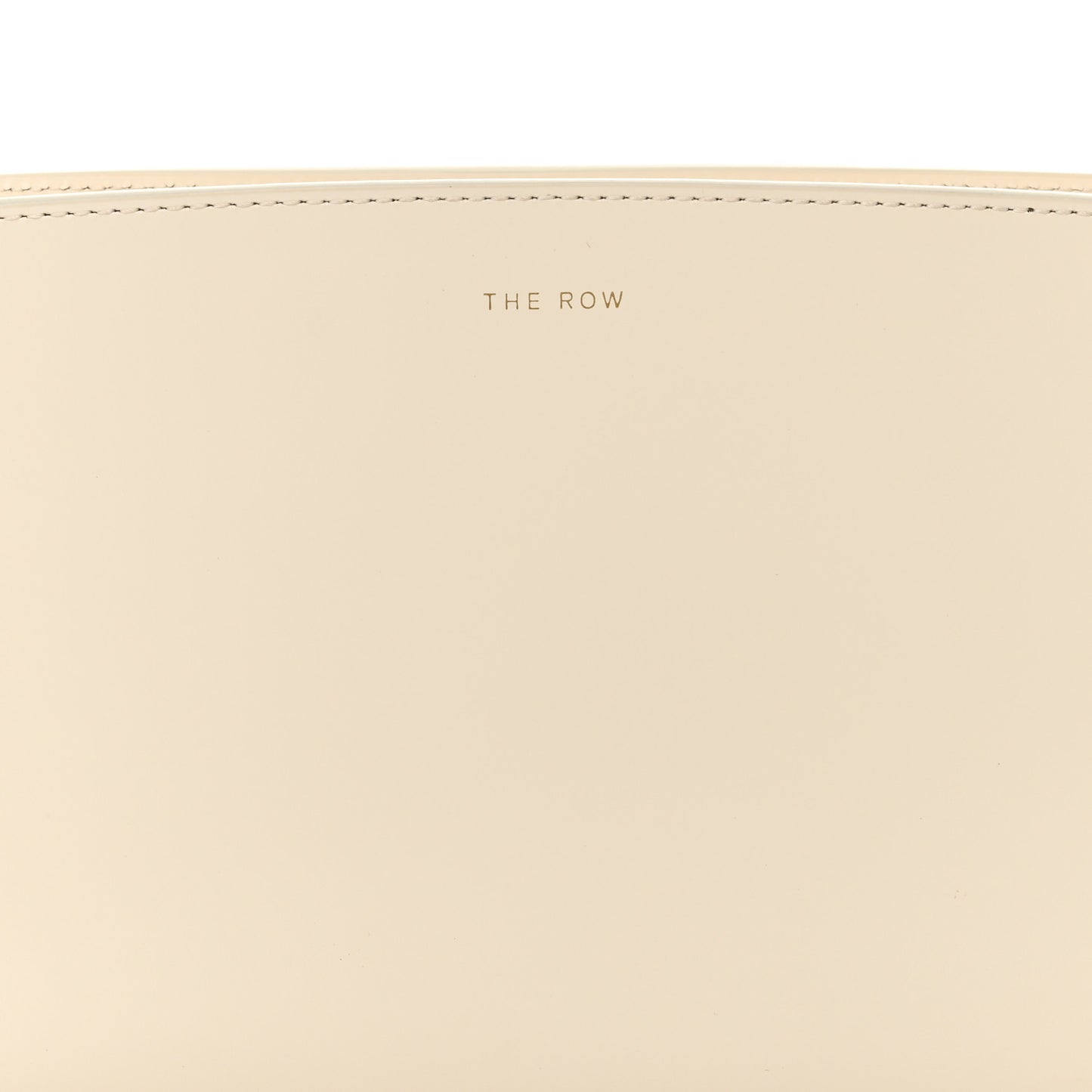 Saddle Calfskin Dalia Baguette Shoulder Bag Ivory