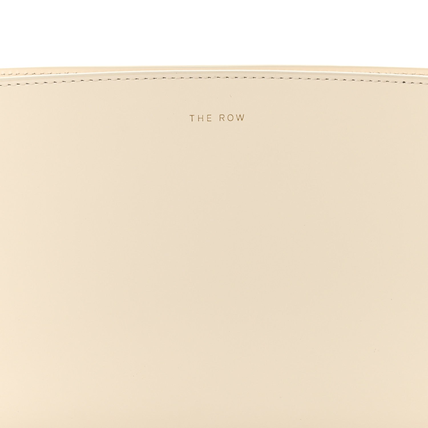 The Row Saddle Calfskin Dalia Baguette Shoulder Bag Ivory 7 of 9