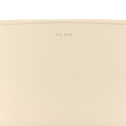The Row Saddle Calfskin Dalia Baguette Shoulder Bag Ivory 7 of 9
