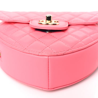 Chanel Lambskin Quilted CC In Love Heart Bag Pink 9 of 9