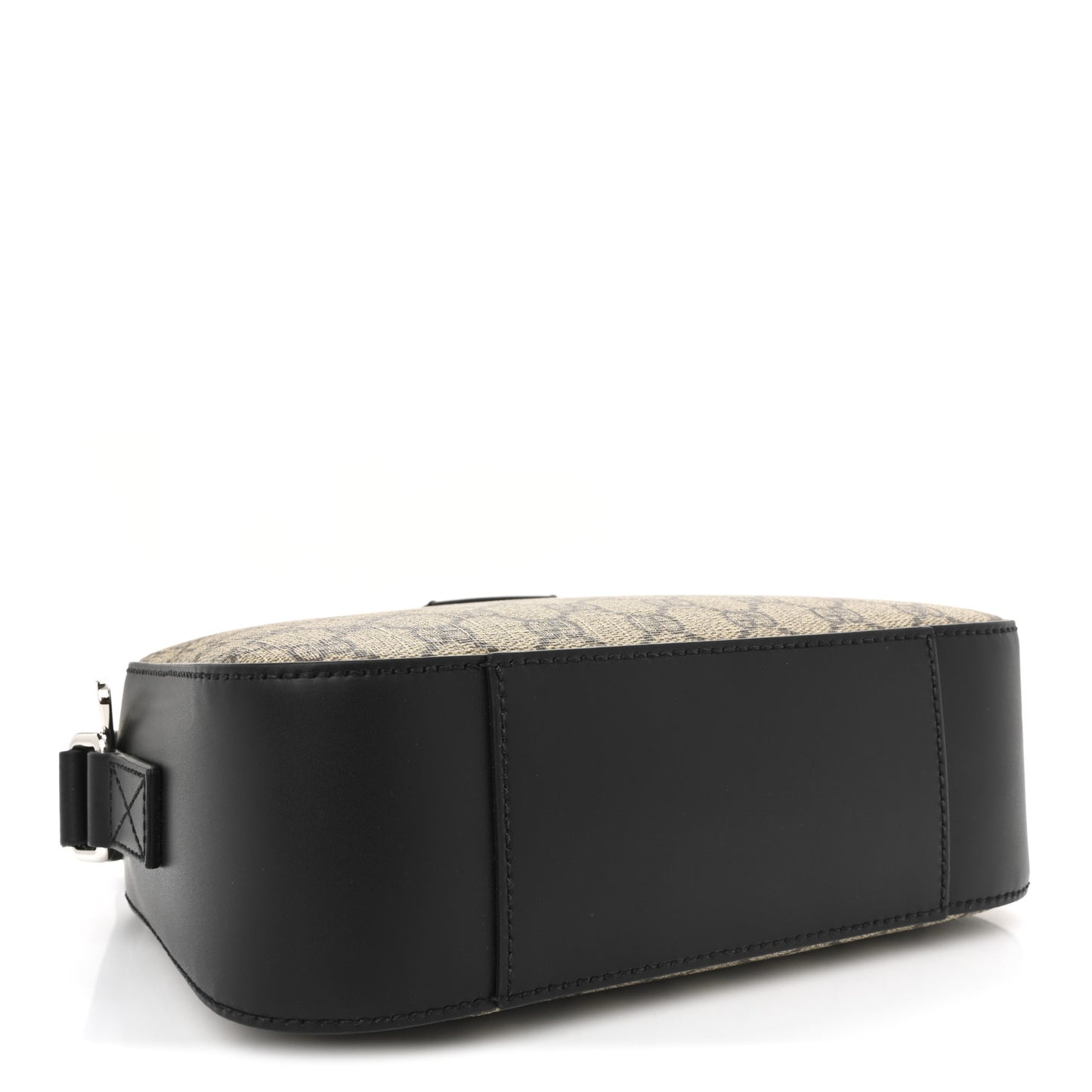 GG Supreme Monogram Camera Bag Beige Black