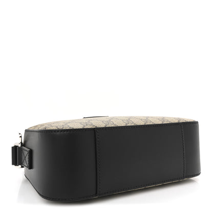 Gucci GG Supreme Monogram Camera Bag Beige Black 4 of 10