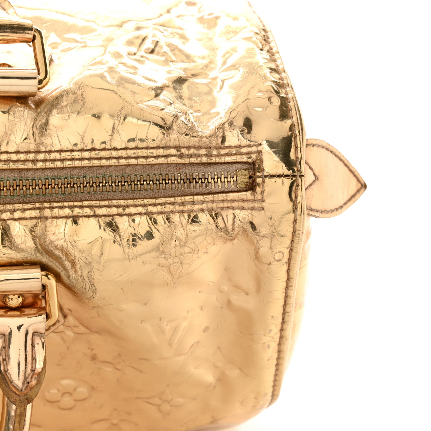 Louis Vuitton Monogram Miroir Speedy 30 Gold 16 of 24