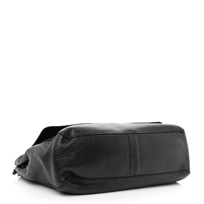 Mulberry Small Classic Grain Calfskin Medium Lily Black 4 of 10