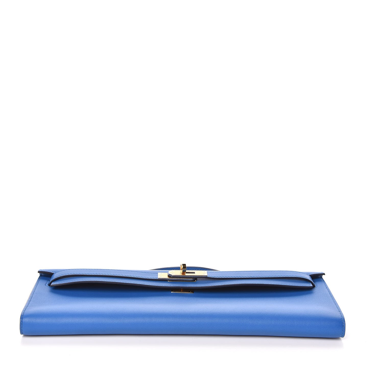 Swift Kelly Cut Clutch Pochette Bleu Zanzibar