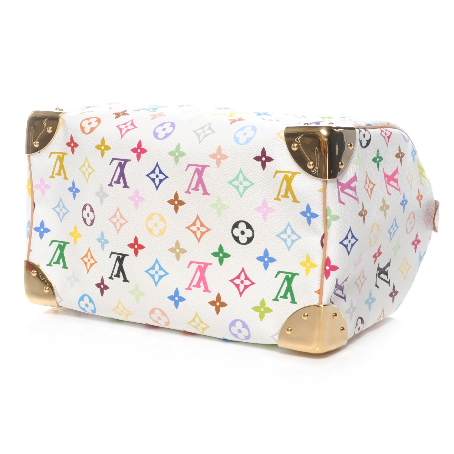 Louis Vuitton Monogram Multicolor Speedy 30 White 4 of 8