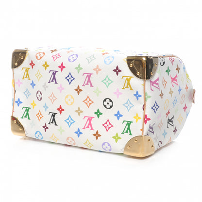 Louis Vuitton Monogram Multicolor Speedy 30 White 4 of 8