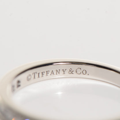 Tiffany Platinum Diamond 2mm Wedding Band 5 5 of 5
