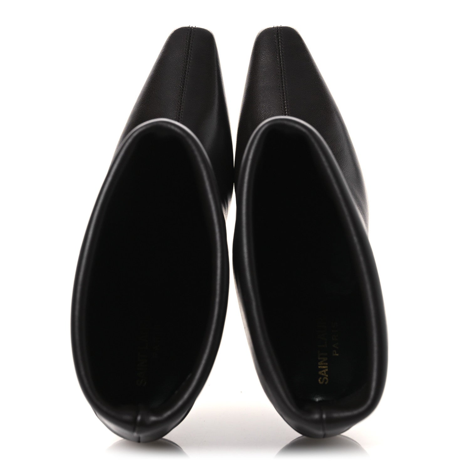 Saint Laurent Nappa Pianosa Ricky 90 Dream Booties 39 Eagle Brown