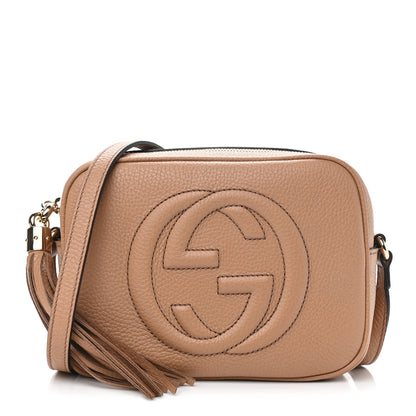 Gucci Pebbled Calfskin Small Soho Disco Bag Camelia 1 of 11