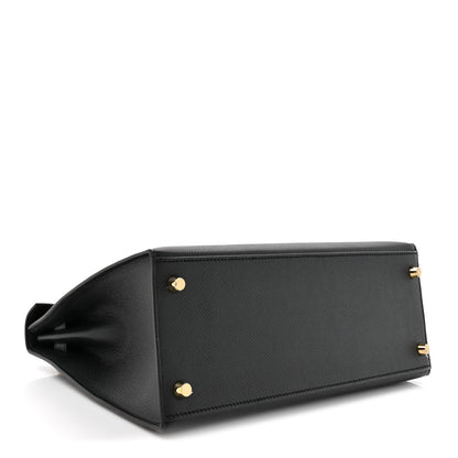 Hermes Epsom Kelly Sellier 28 Black 4 of 11