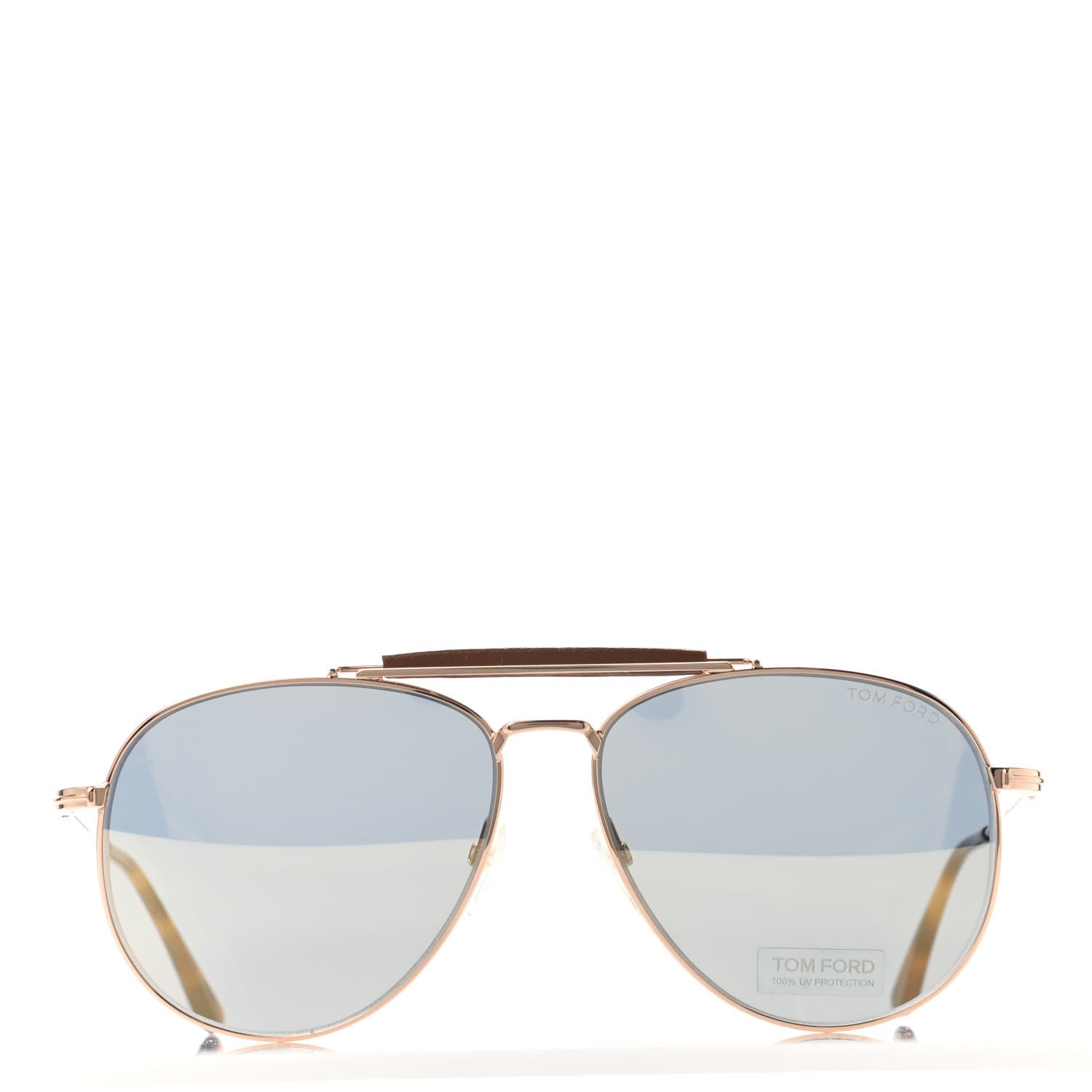 Tom Ford Sean Aviator Sunglasses TF536 Blue Havane 2 of 4