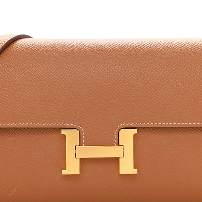 Hermes Epsom Constance Long Wallet To Go Gold 8 of 8