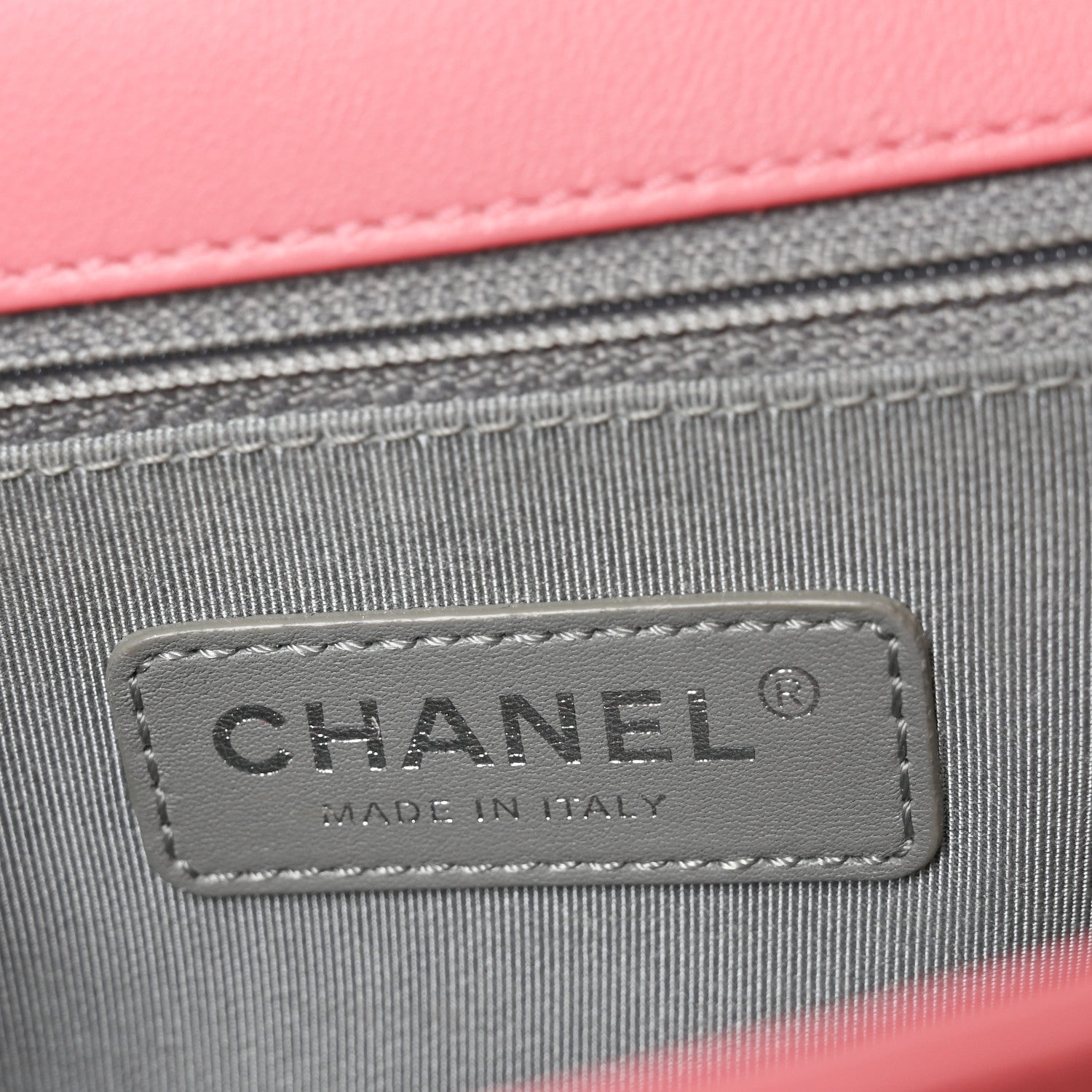 Chanel Calfskin Chevron Quilted New Medium Boy Flap Pink 6 of 11