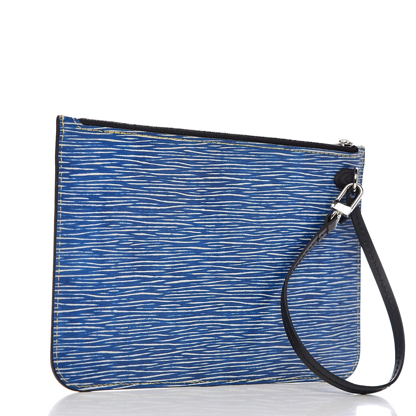Epi Neverfull Pochette MM Denim Light