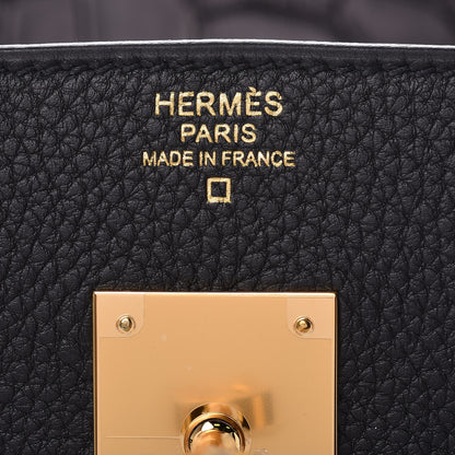 Hermes Togo Matte Alligator Birkin Touch 30 Black 32 of 40