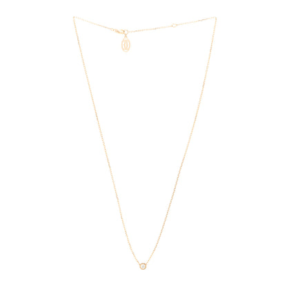 Cartier 18K Yellow Gold Diamond SM D'Amour Pendant Necklace 3 of 6