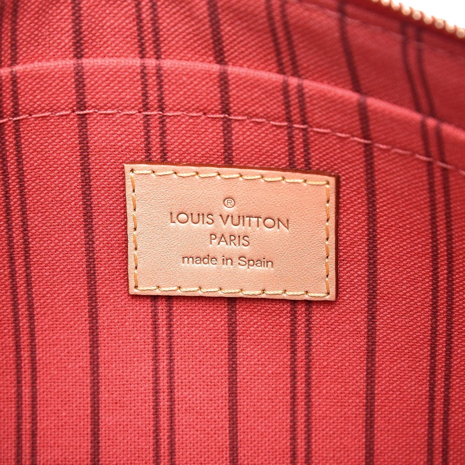 Louis Vuitton Monogram Neverfull MM GM Pochette Grenade 6 of 8
