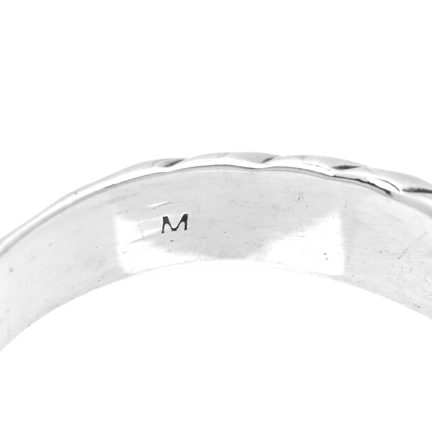 David Yurman Sterling Silver Diamond 5mm Crossover Ring 52 6 4 of 5