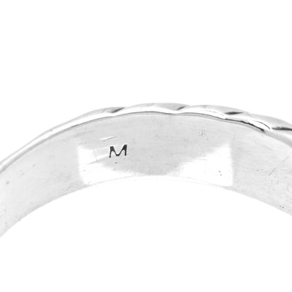 David Yurman Sterling Silver Diamond 5mm Crossover Ring 52 6 4 of 5