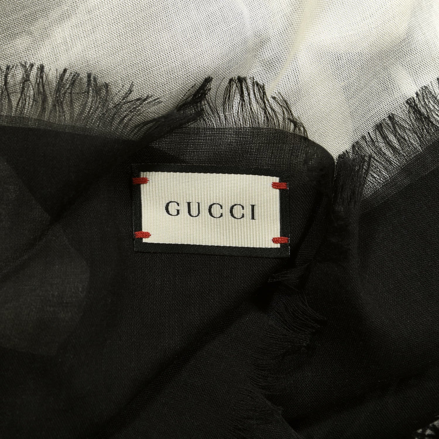 Gucci Silk Mystic Cat Square Scarf White 2 of 3