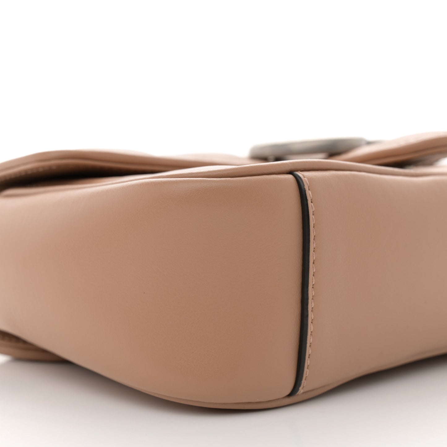 Calfskin Matelasse Aria Mini GG Marmont Shoulder Bag Camelia