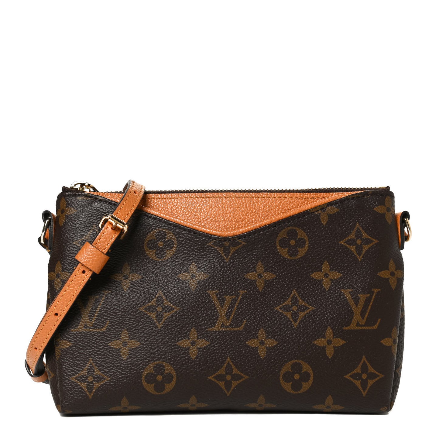 Monogram Pallas Clutch Saffron