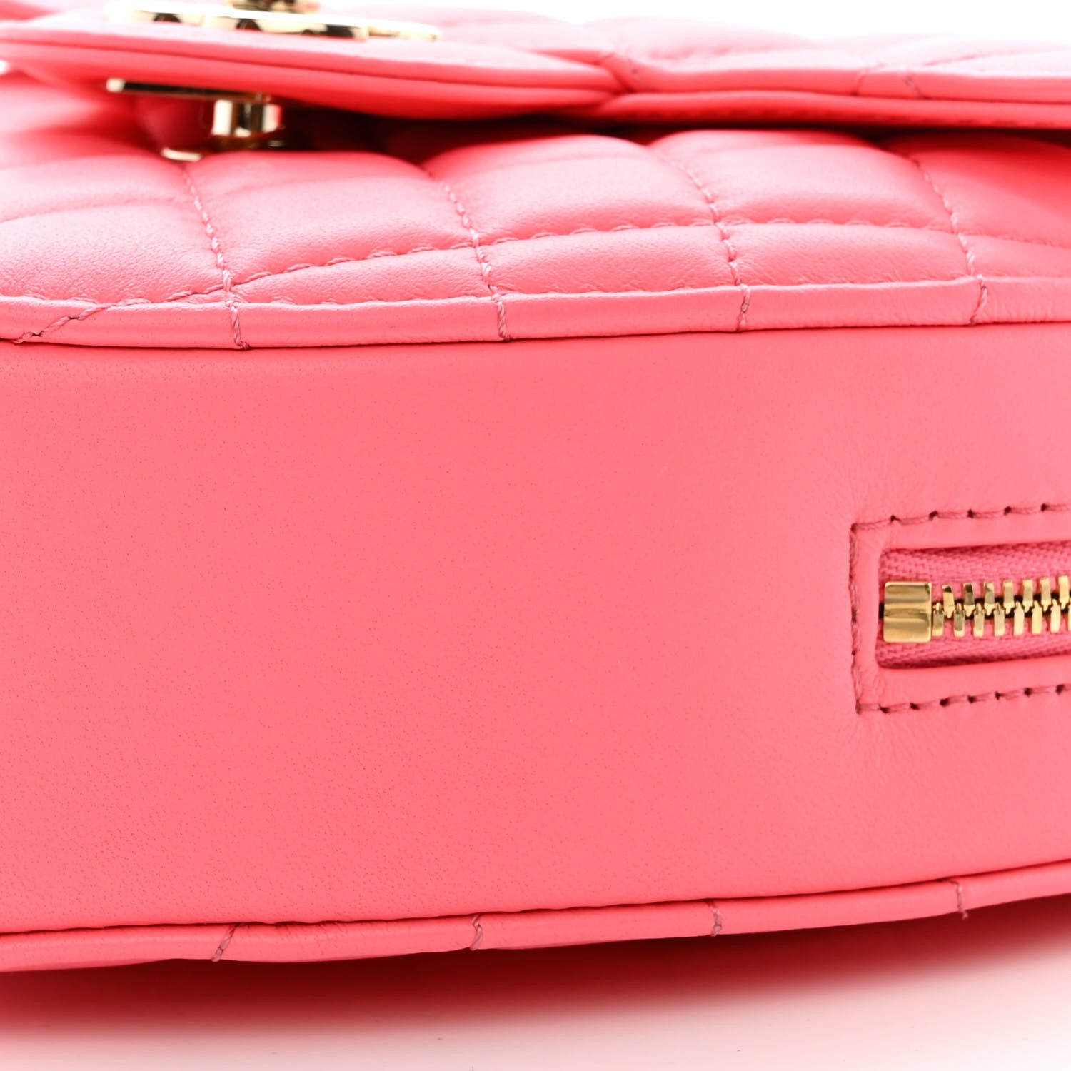 Chanel Lambskin Quilted CC In Love Heart Bag Pink 10 of 10