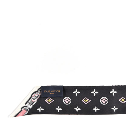 Louis Vuitton Silk Monogram Wild At Heart BB Bandeau Black 3 of 3