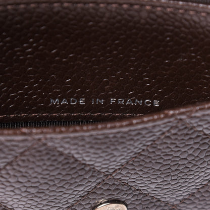 Chanel Caviar Quilted Small Flap Wallet Brown 7 of 9
