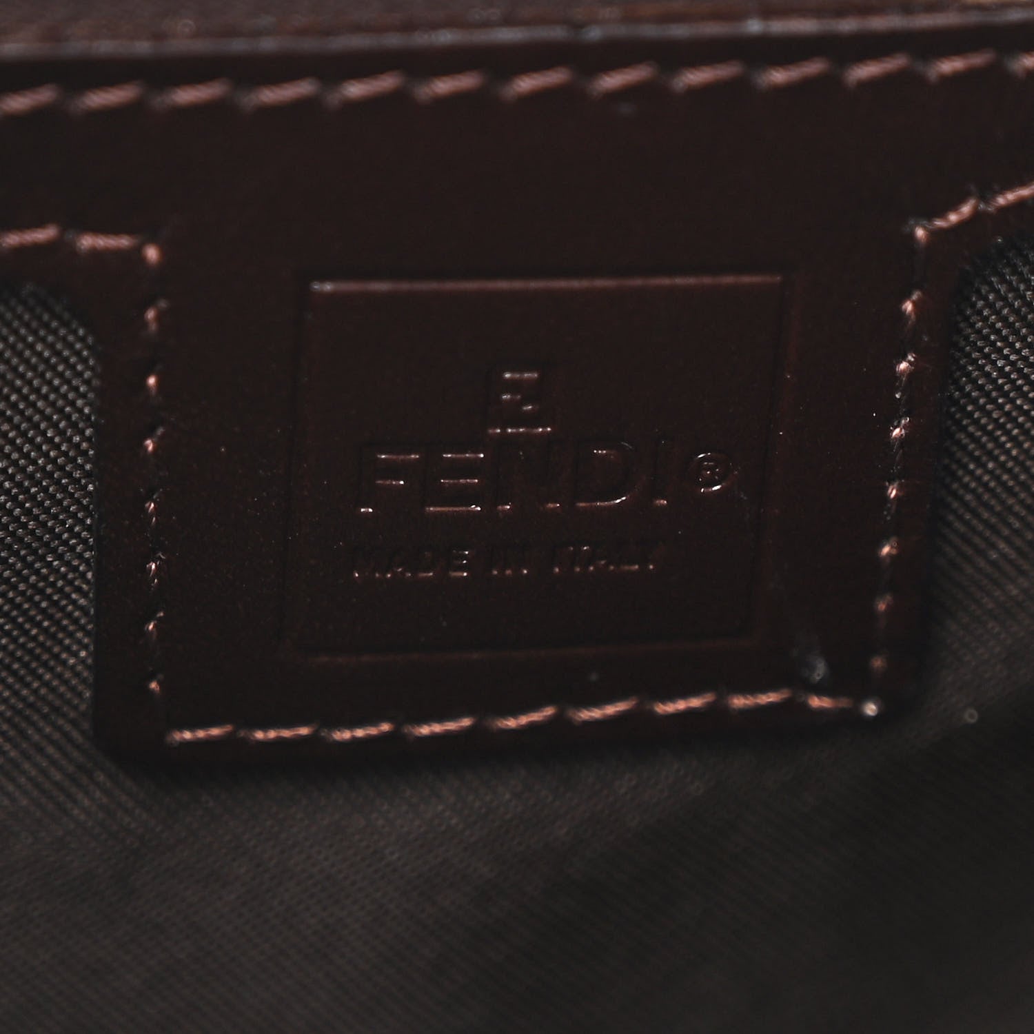Fendi Zucca Shoulder Bag Tobacco 6 of 9