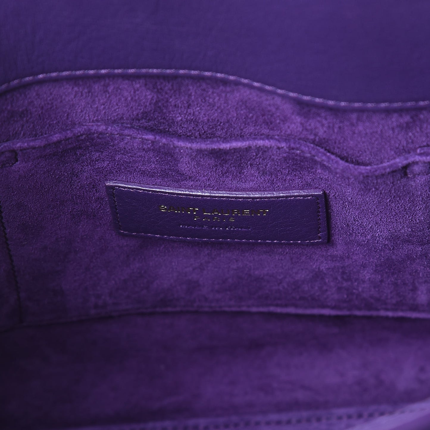 Calfskin Baby Sac de Jour Purple