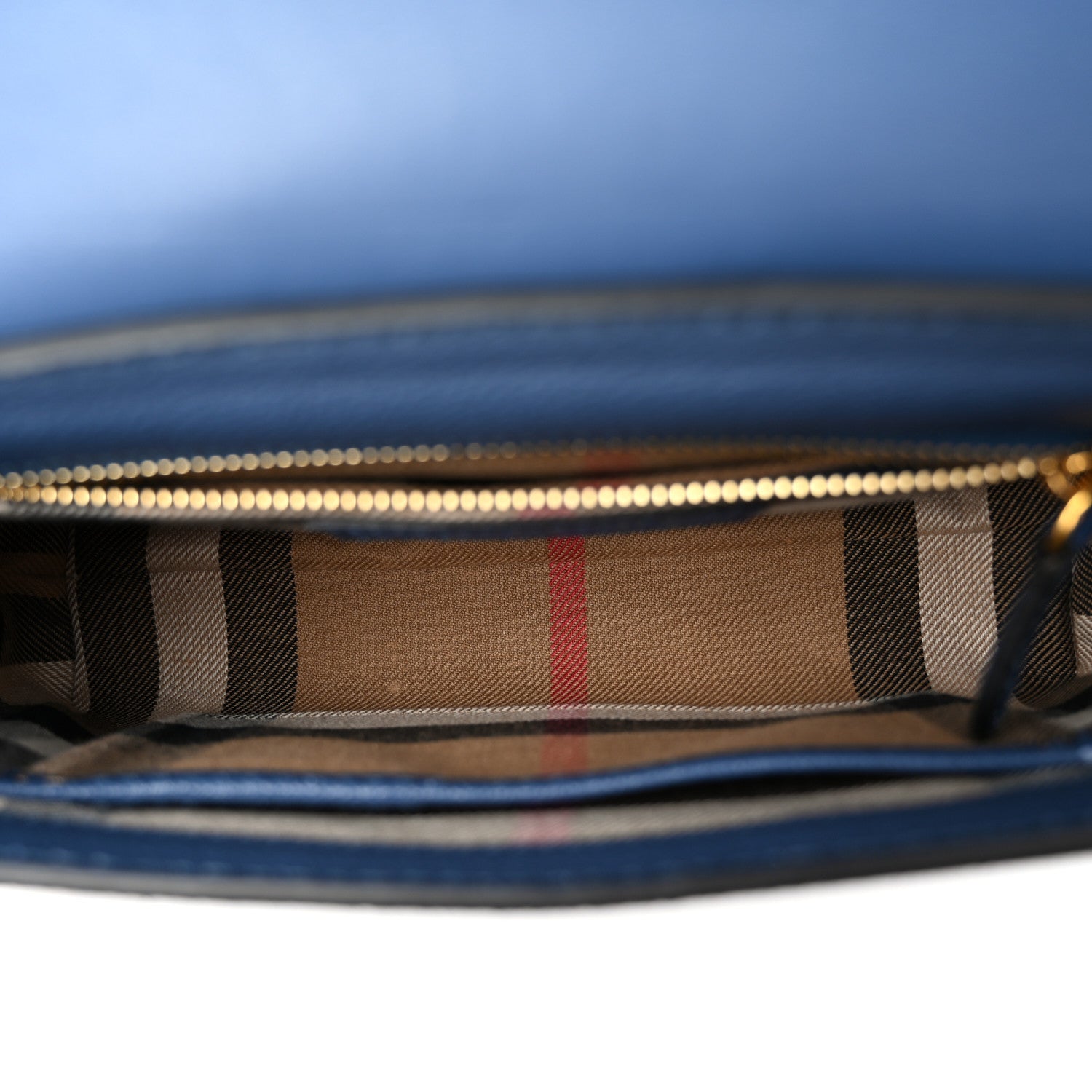 Burberry Soft Grain Calfskin Small Medley Crossbody Steel Blue 5 of 12