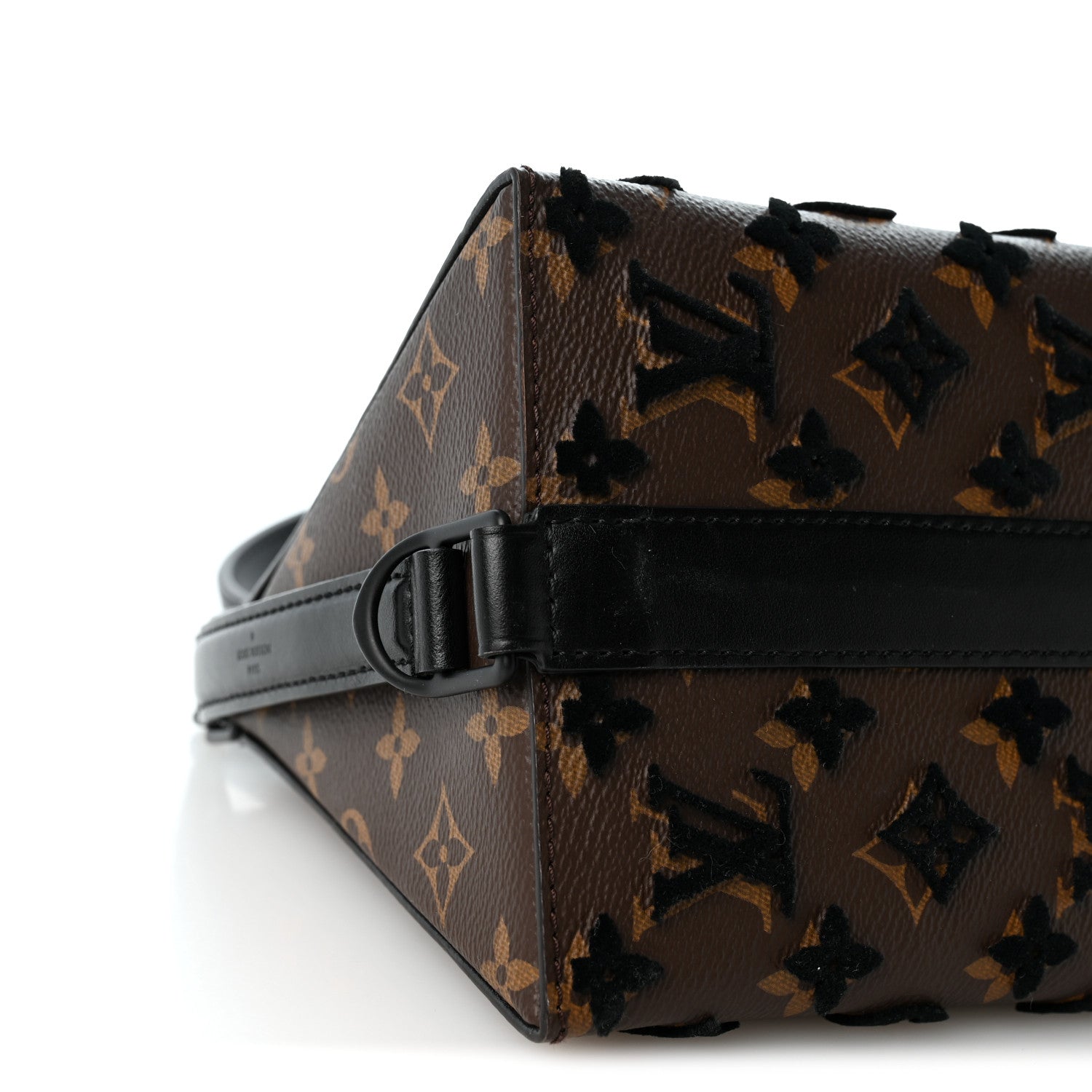 Louis Vuitton Monogram Tuffetage Triangle Messenger Black 8 of 9