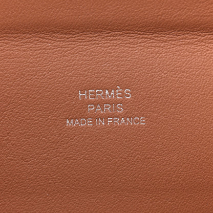 Hermes Barenia Faubourg Videpoches Fauve Gold 6 of 12