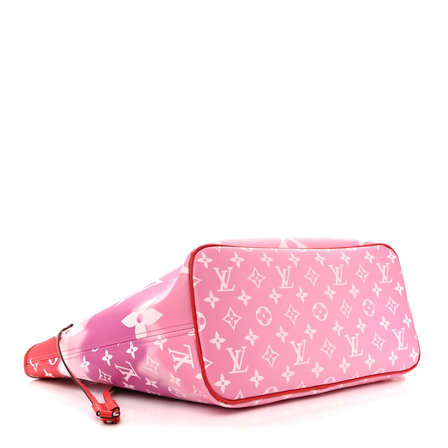 Louis Vuitton Monogram Escale Neverfull MM Rouge 4 of 12