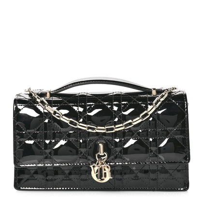 Christian Dior Patent Cannage Mini My Dior Bag Black 1 of 12