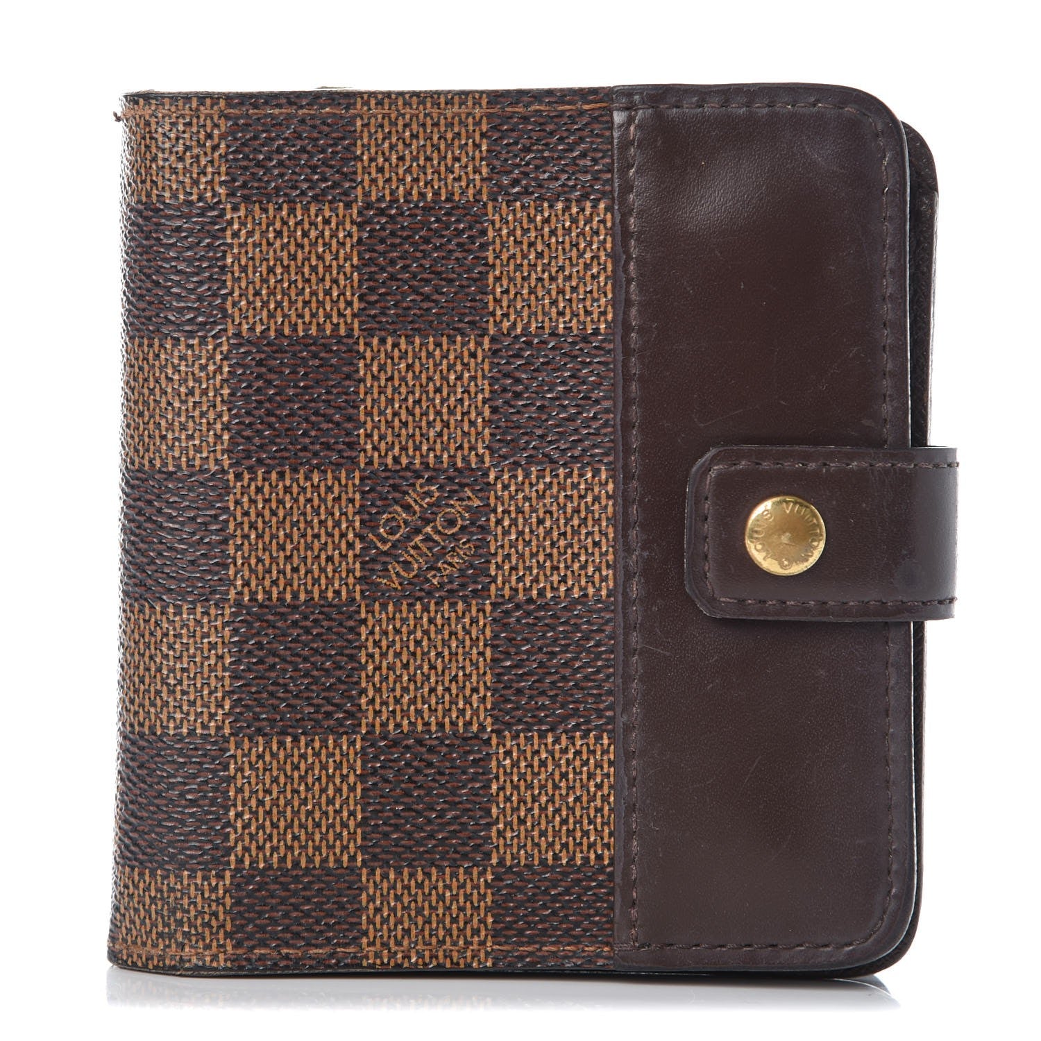 Louis Vuitton Damier Ebene Zippe Zipped Compact Wallet 1 of 11