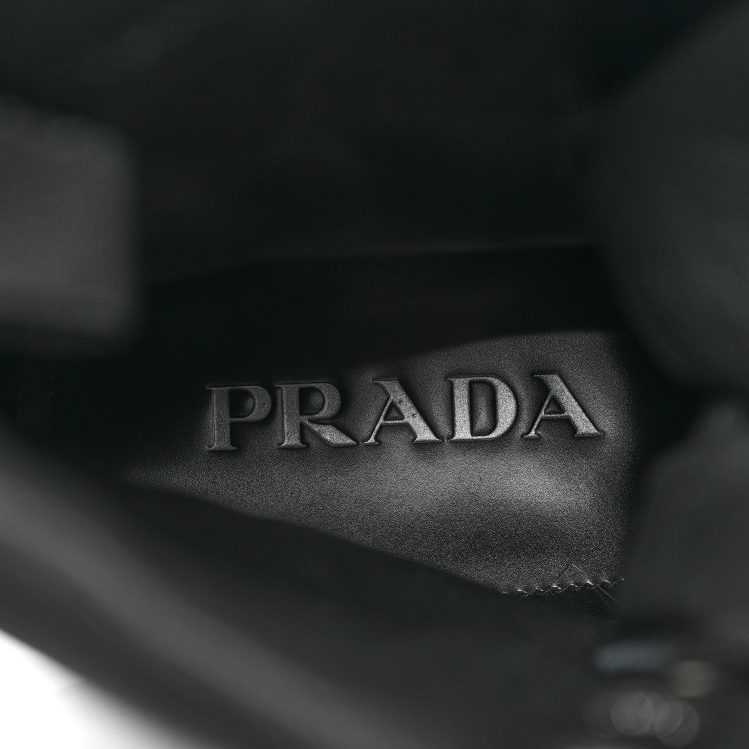 Prada Spazzolato Re-Nylon Metal Triangle Logo Mens Combat Boots 9 Black 8 of 9