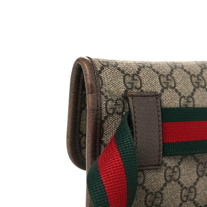 Gucci GG Supreme Monogram Neo Vintage Web Belt Bag Brown 13 of 13