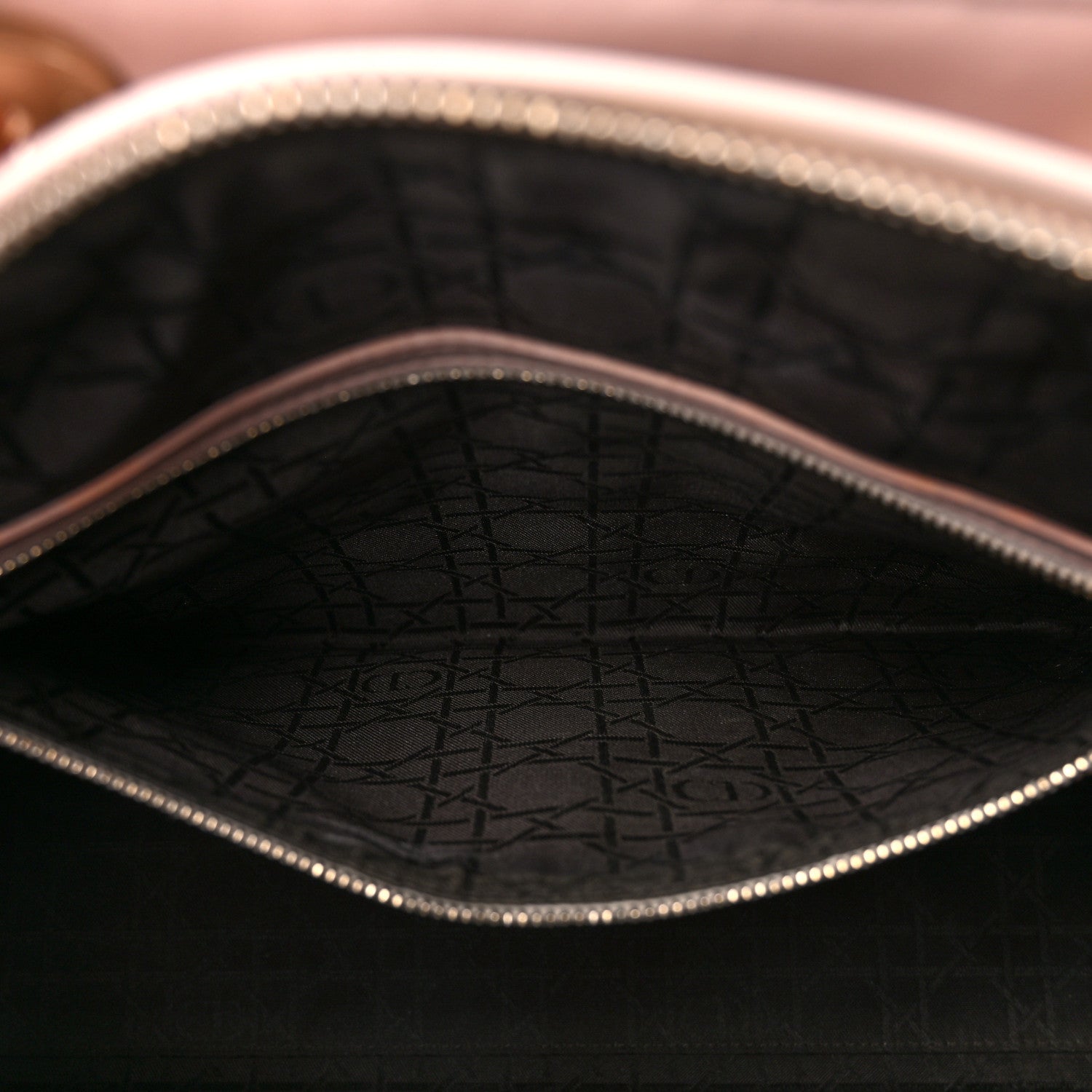 Christian Dior Lambskin Cannage Large Lady Dior Light Pink 6 of 12
