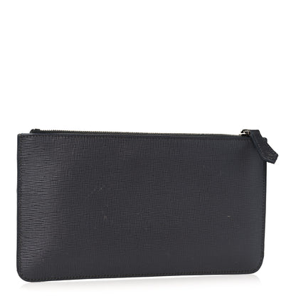 Fendi Vitello Elite QuTweet Studded Zip Pouch Asfalto Multicolor 3 of 13