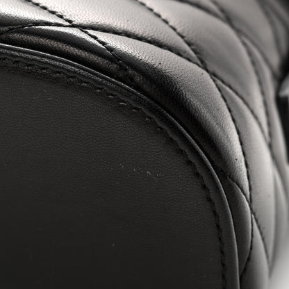 Saint Laurent Lambskin Quilted Monogram June Box Bag Black 10 of 10