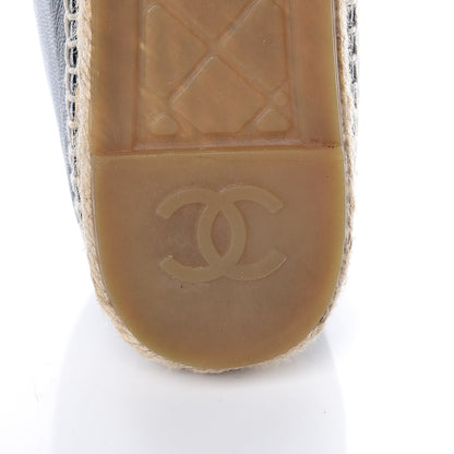 Chanel Lambskin CC Espadrilles 38 Black 7 of 14