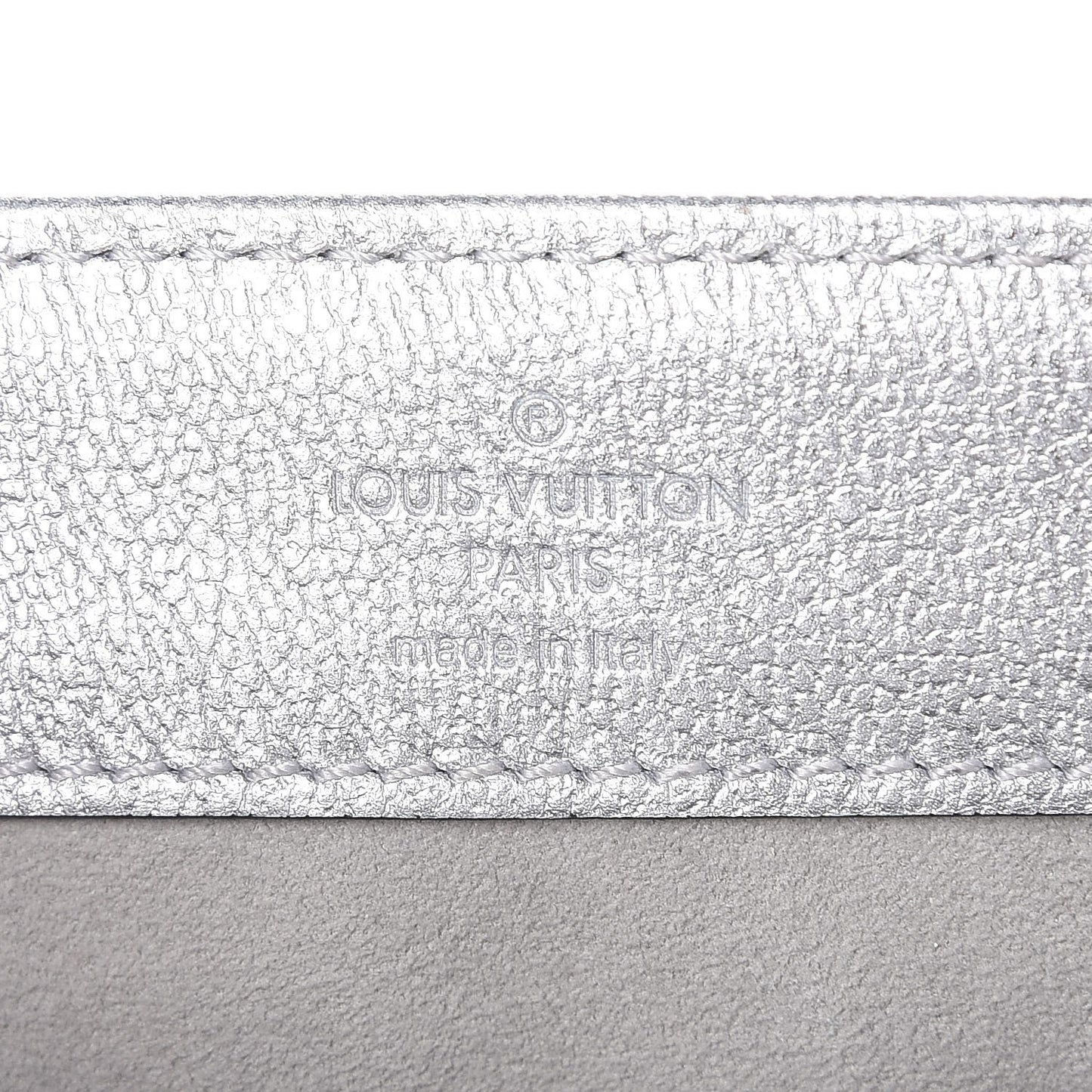Cuir Plume Ecume Very Chain Bag Argent
