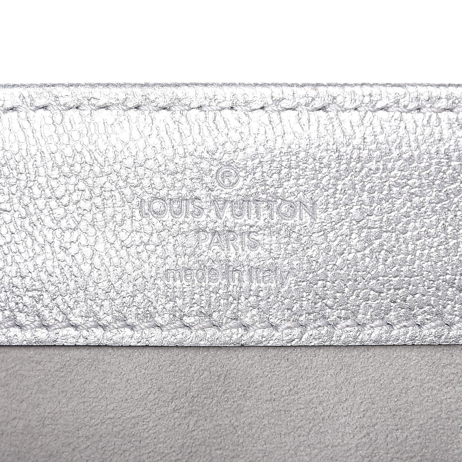 Louis Vuitton Cuir Plume Ecume Very Chain Bag Argent 6 of 10
