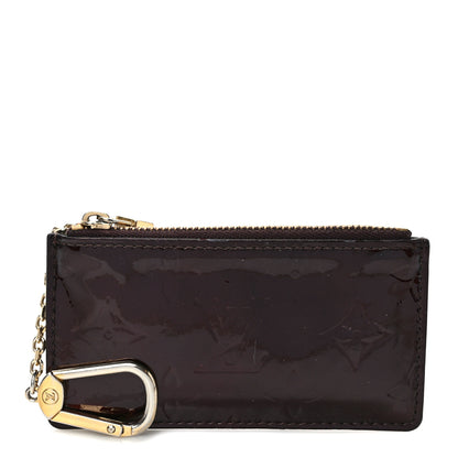 Louis Vuitton Vernis Pochette Key Pouch Amarante 1 of 6